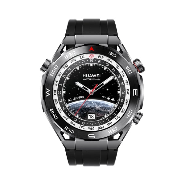 Miniatyrbild 1 av 6: Huawei WATCH Ultimate 3,81 cm (1.5") LTPO 48 mm Hybrid 466 x 466 pixlar Svart GPS