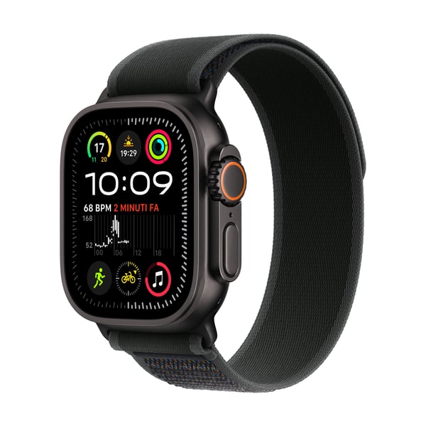 Miniatyrbillede 1 af 4: Apple Watch Ultra 2 OLED 49 mm Digital 410 x 502 pixel Berøringsskærm 4G Sort GPS (satellit)