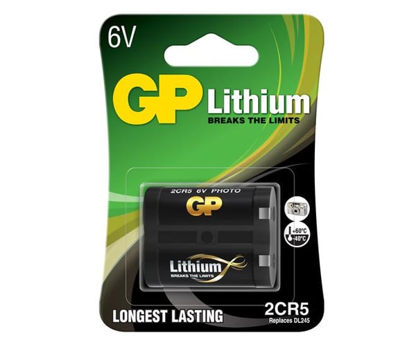GP Batteries 2CR5 1-P batteri til kamera/videokamera Lithium