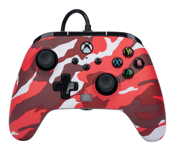 PowerA 1525942-01 spil-controller Camouflage, Rød USB Gamepad Analog/digital Xbox One, Xbox Series S, Xbox Series X