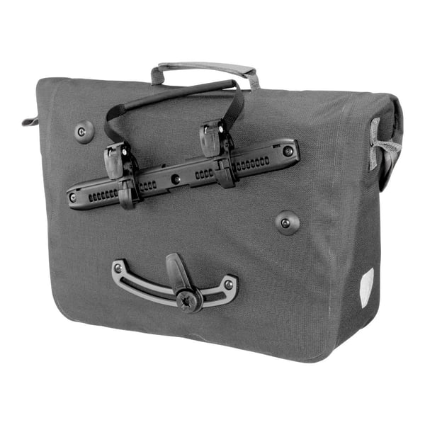Miniatyrbillede 10 af 10: Ortlieb Commuter-Bag Two Urban Bagside Cykeltaske 20 L Grå