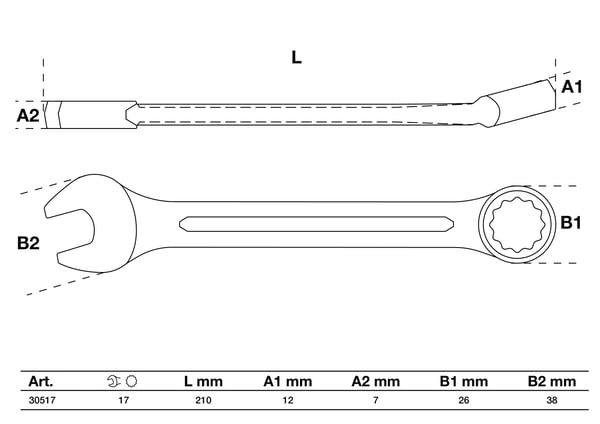 BGS technic Combination Spanner