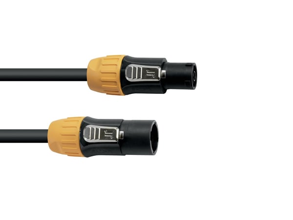 Miniatyrbillede 1 af 2: Eurolite 30247766 el-ledning Sort 15 m