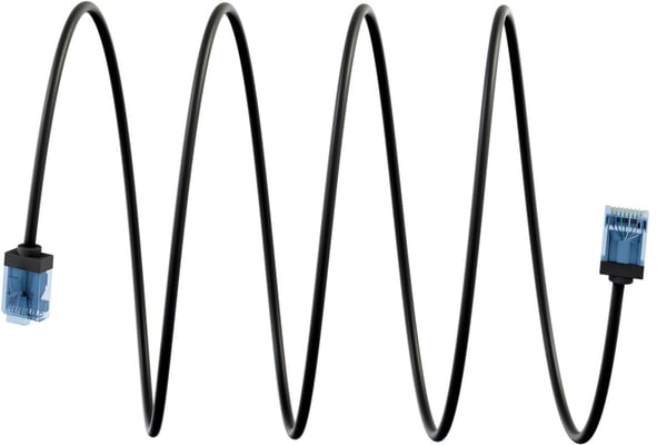 Goobay 74240 netværkskabel Sort 7,5 m Cat6a U/UTP (UTP)