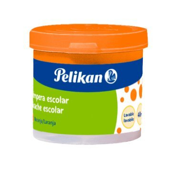 Pelikan 24005104 vesiohenteinen maali Oranssi 40 ml Purkki 6 kpl