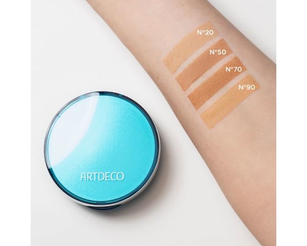 ARTDECO 4052136057911 makeupbas och foundation 9,5 g Kompaktfodral Puder 90 Light Sand
