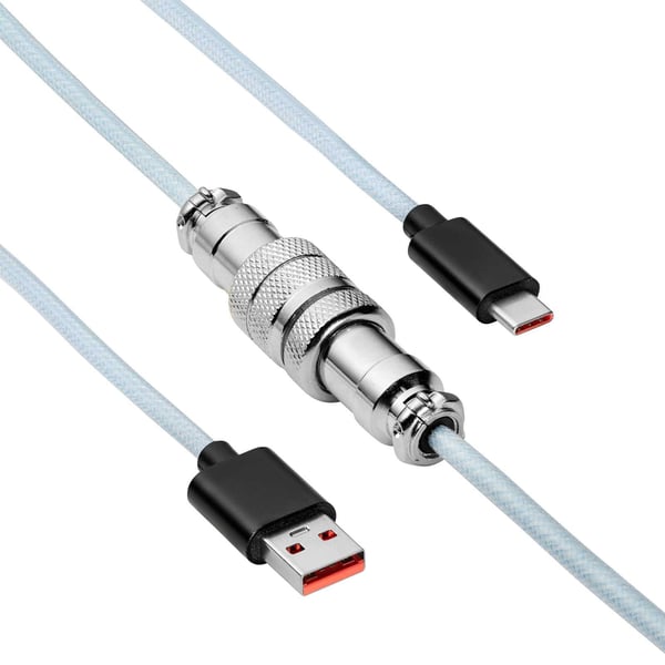 Akyga AK-USB-48 USB-kabel USB 2.0 3 m USB A USB C 5 W Hvid