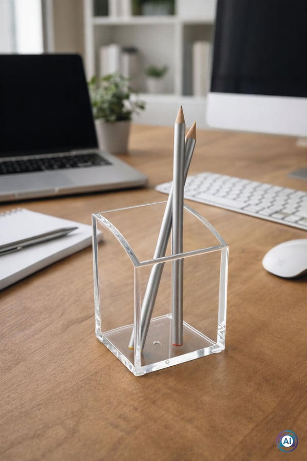 Miniatyrbild 3 av 5: MAUL 1955005 pennställ Akryl Transparent