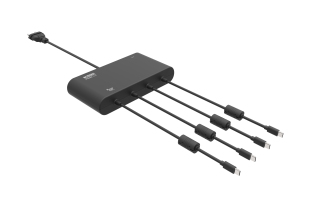 Urban Factory MCP26UF strømadapter og vekselret Indendørs 260 W Sort