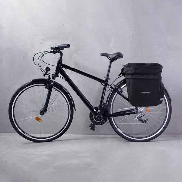 Wozinsky WBB13BK Satula Polkupyörälaukku 60 L Polyesteri Musta