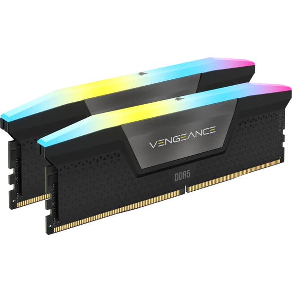 Miniatyrbild 1 av 4: Corsair Vengeance RGB RAM-minnen 32 GB 2 x 16 GB DDR5 288-pin DIMM
