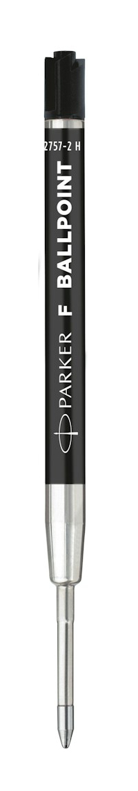 Parker Quinkflow Hienojakoinen Musta 2 kpl