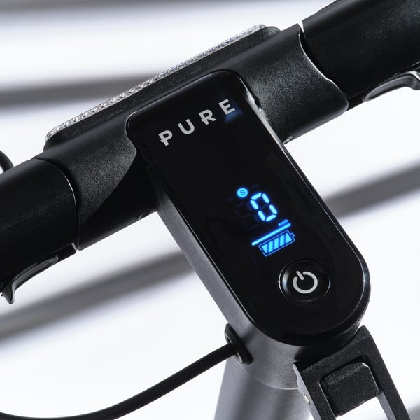 Pure Electric Advance+ elmoped 1 sittplatser 22 km/t 924 W Grå