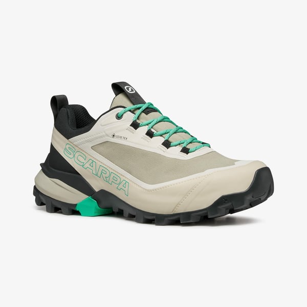 Miniatyrbillede 1 af 6: Scarpa RIBELLE CROSS 2 GTX WOMAN Hunstik Voksen Beige, Grøn