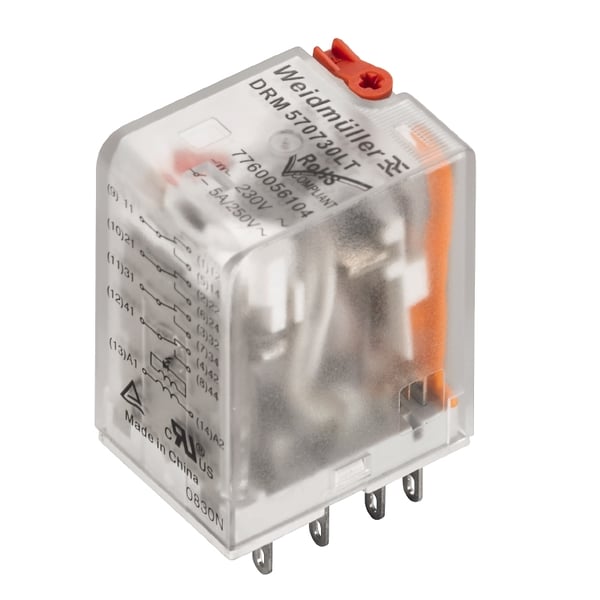 Weidmüller 7760056076 strømrelæ Transparent Weidmüller 7760056076 strømrelæ Transparent