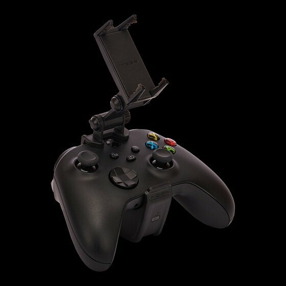 PowerA MOGA Play & Charge spelklämma för trådlösa Xbox-handkontroller