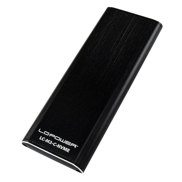 Miniatyrbillede 1 af 9: LC-Power LC-M2-C-NVME drevkabinet SSD kabinet Sort M.2