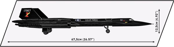 Miniatyrbild 9 av 13: COBI Lockheed SR-71 Blackbird