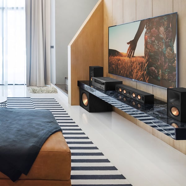 Klipsch R-50PM 2-vägs Svart Kabel
