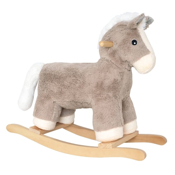 Miniatyrbillede 1 af 5: JaBaDaBaDo Plush rocker horse Dyr til at ride på