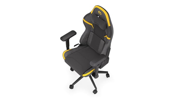 ENDORFY Scrim YL Gaming lænestol Trådsæde Sort, Gul
