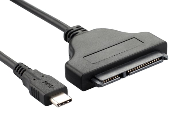 DLH DY-TU4870 SATA-kabel 0,16 m SATA 22-pin USB 3.2 Gen 1 (3.1 Gen 1) Type-C Sort