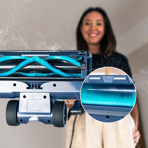 Cecotec A01_EU01_115419 upprättstående dammsugare och elektrisk sopborste AC Torr&våt HEPA Utan påse 0,7 l 600 W Titan
