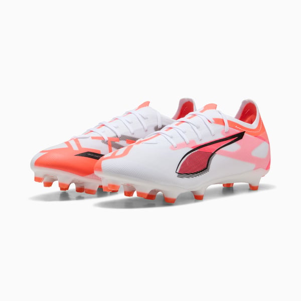 PUMA Ultra 5 Match FG/AG Fotboll Unisex Orange, Vit