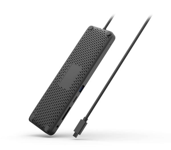 Pikkukuva 7 / 8: Urban Factory TCD45UF kannettavien tietokoneiden telakka ja porttitoistin Langallinen USB 3.2 Gen 1 (3.1 Gen 1) Type-C Musta