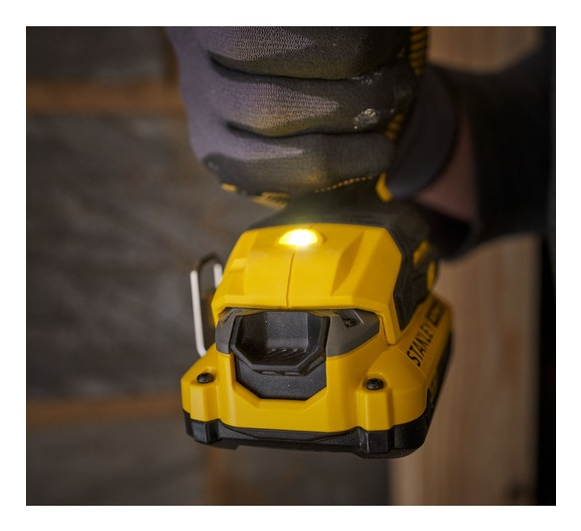 Miniatyrbillede 3 af 8: Stanley SFMCD716D2T-QW bor 1900 rpm Nøglefri Sort, Gul