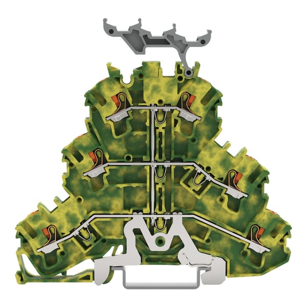 Miniatyrbild 1 av 4: Wago 2202-3237 terminal Grön, Gul