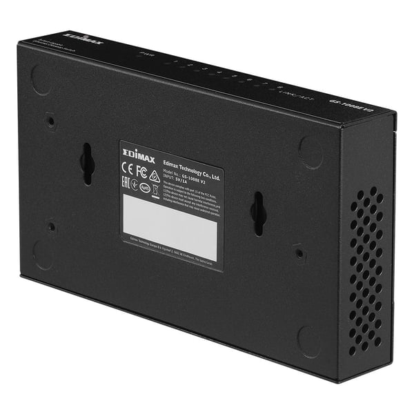 Miniatyrbillede 3 af 5: Edimax GS-1008E V2 netværksswitch Ikke administreret Gigabit Ethernet (10/100/1000) Sort