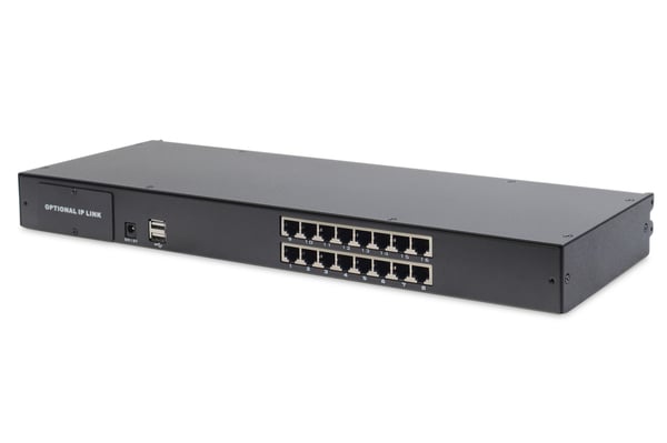Miniatyrbild 3 av 9: Digitus DS-72211-5US rack 48,3 cm (19") 1366 x 768 pixlar Svart 1U