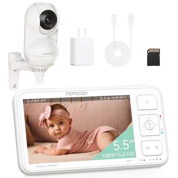 Momcozy BM014-WH12BA-A babytelefon Hvid