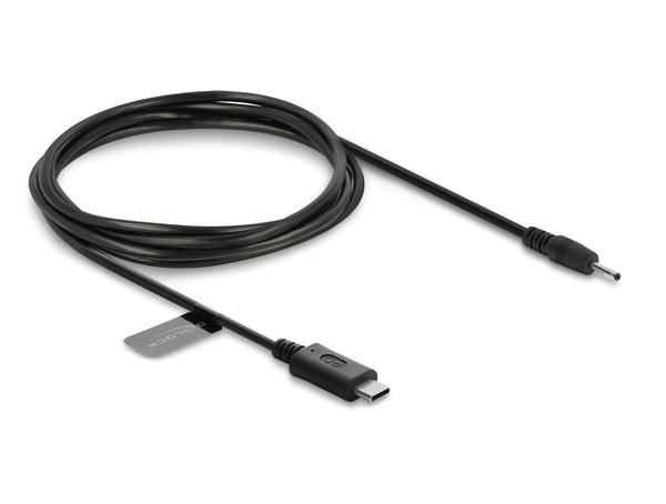 DeLOCK 91794 el-ledning Sort 1,5 m USB C DC