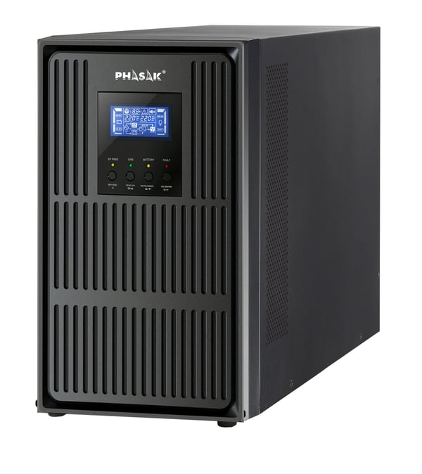 Miniatyrbillede 4 af 9: Phasak PH 9260 UPS-enhed Dobbeltkonvertering (online) 6 kVA 5400 W 0 AC stikkontakt(er)