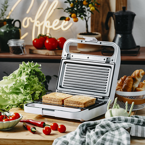 Adler AD 3070w smörgåsgrill 1100 W Vit