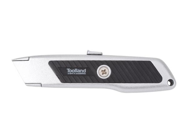 Miniatyrbillede 1 af 3: Toolland MES08 hobbykniv Aluminium, Sort Barberblad kniv