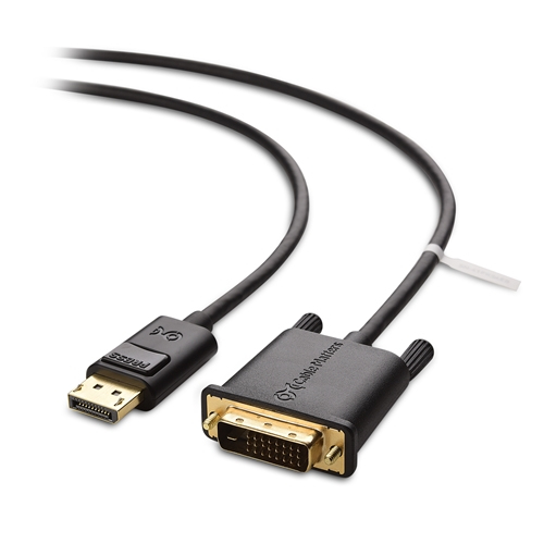 Pikkukuva 1 / 4: Cable Matters 102004-6 1,83 m DisplayPort DVI Musta