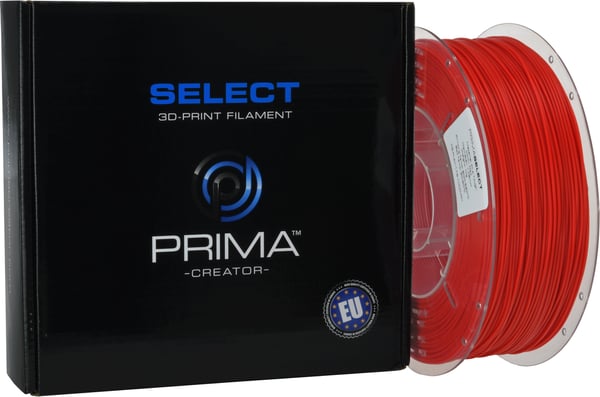 3D Prima PS-PLAT-175-1000-RD Material för 3D-utskrifter Polylaktidsyra (PLA) Röd 1 kg