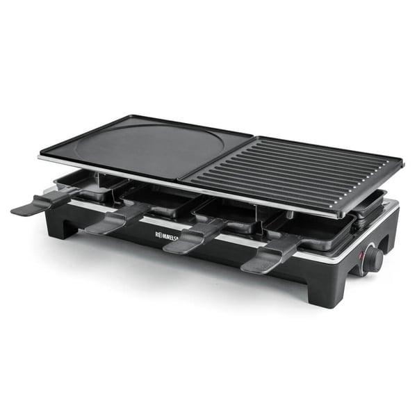 Pikkukuva 9 / 9: Rommelsbacher RCS 1350 raclettepannu 8 henkilö(t) 1350 W Musta, Ruostumaton teräs
