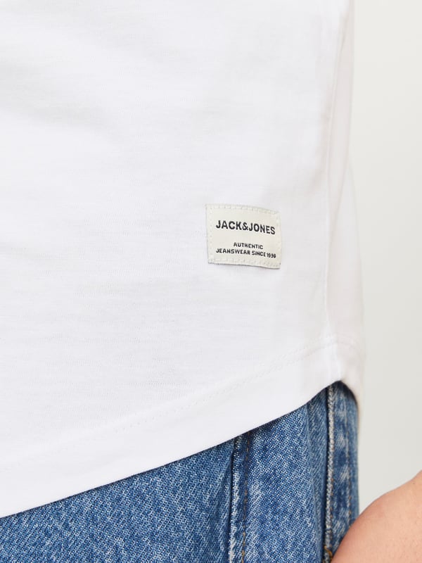 Jack & Jones 12195439 T-shirt Rund halsudskæring Kort ærme Bomuld