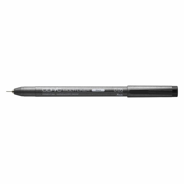 Miniatyrbild 1 av 2: Copic Multiliner filtpenna Extra Fin Svart 1 styck