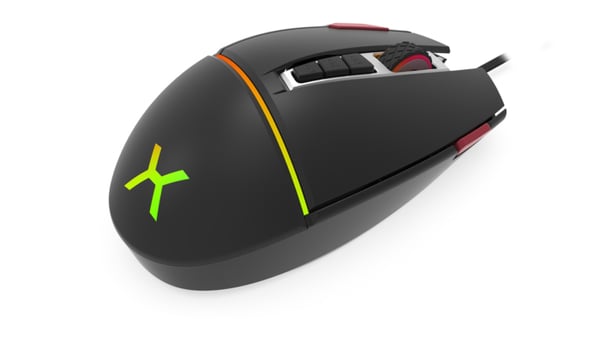 KRUX Fuze Pro mus Spil Højre hånd USB Type-A Optisk 12000 dpi