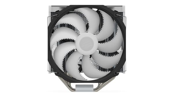 Miniatyrbillede 7 af 15: SilentiumPC Fortis 5 ARGB Processor Luftkøler 14 cm Sort, Grå, Stål