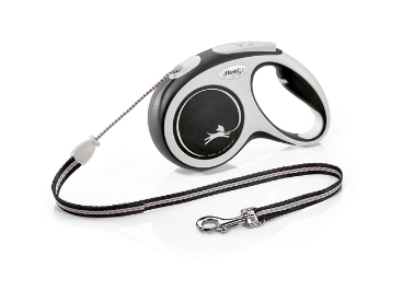 Flexi New Comfort M Cord 5 m Svart Hund Utdragbart koppel