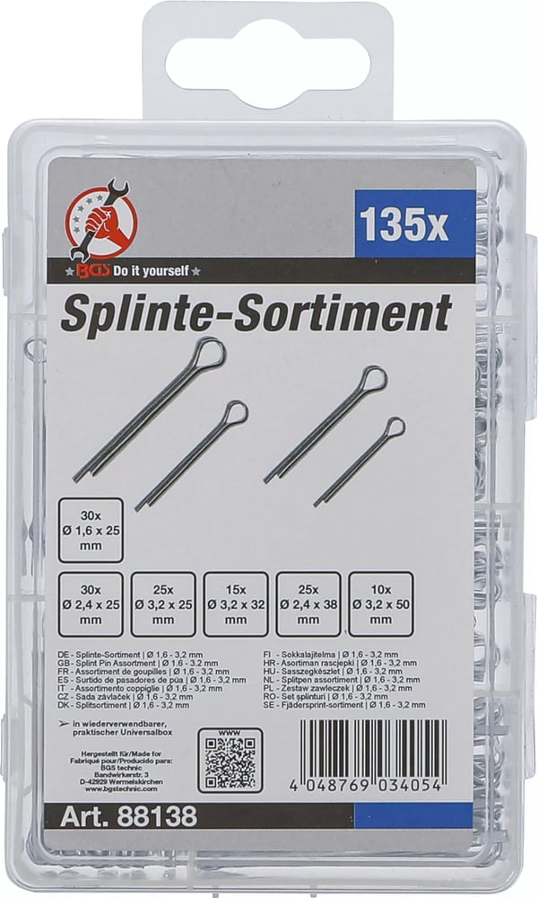 BGS technic Splint Pin Assortment