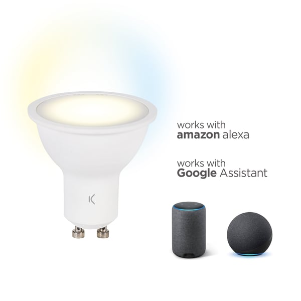Ksix BXBULBGU22 LED-lampe Kold hvid, Varm hvid 5,5 W GU10