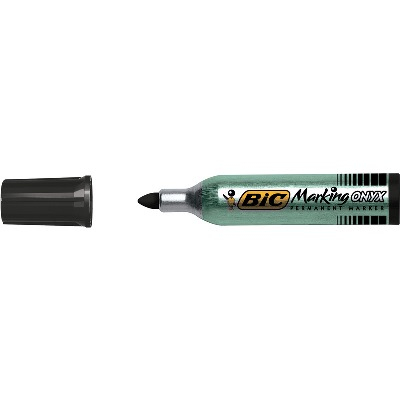 Pikkukuva 1 / 2: BIC Marking ONYX 1482 vedenkestävä tussi Pyöreä pää Musta 12 kpl