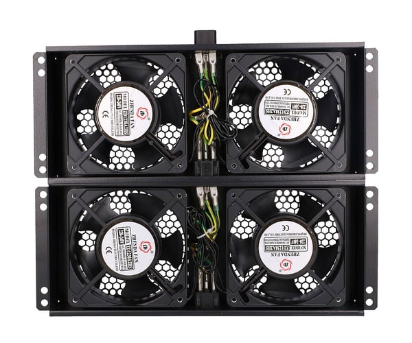 Miniatyrbillede 1 af 5: Extralink 4 WAY FAN UNIT WITH 2M EU PLUG Køleventilator